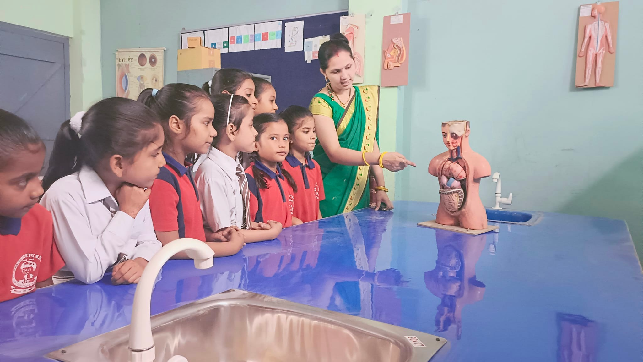 Science lab at Awasiya Public School
